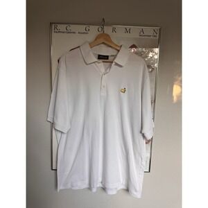 Masters Collection Polo Shirt Mens XL White Augusta National Golf Casual Preppy